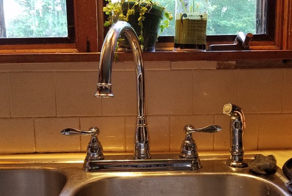 new kitchen sink fixture
