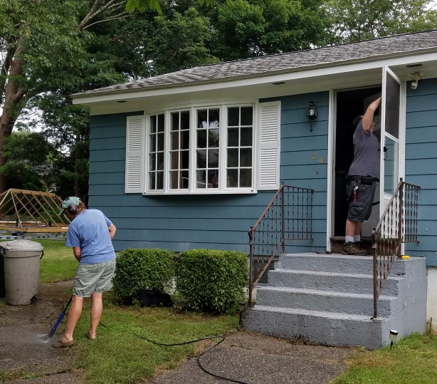pressure washing